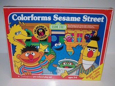 sesame street colorforms