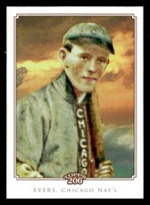 Johnny Evers 2010 Topps 206 Card #277 Chicago Cubs
