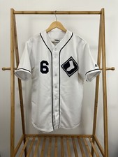 Chicago White Sox 6 Stitched MLB Baseball Majestic Alternative Logo Jersey L