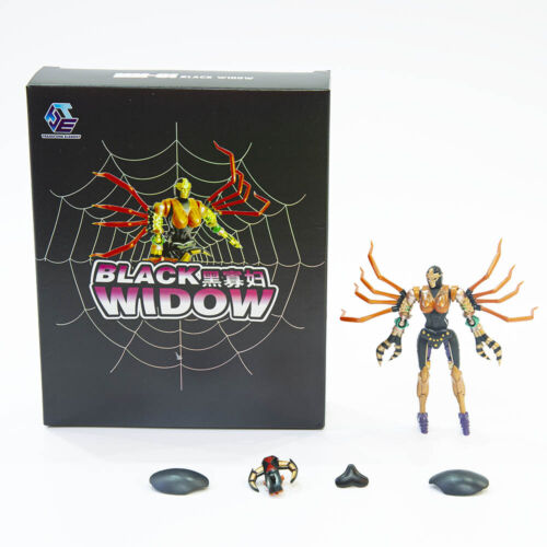 Nuovo Transform Toys Transform Element MM-01 Vedova Nera cot. Blackarachn in magazzino - Foto 1 di 11