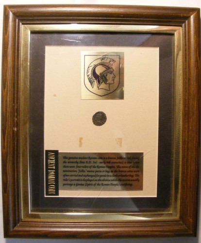 FRAMED ANCIENT ROMAN COIN - Tetricus II 270-273 A.D. Bronze Antoninianus - Picture 2 of 11