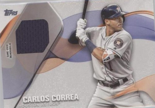 シングルカード topps carlos correa 1987 relic card 2017 TOPPS BASEBALL UPDATE 1987 ANNIVERSARY CARLOS CORREA 87-1