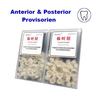 Zahn Arzt Kunststoff Provi Box Temporäre Krone Stumpf Dental Ersatz Präparation 