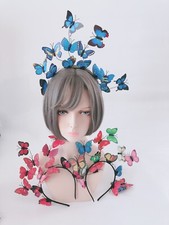 Women Girl Party Fairy Butterfly hair head band headband Tiara Hoop Fascinator