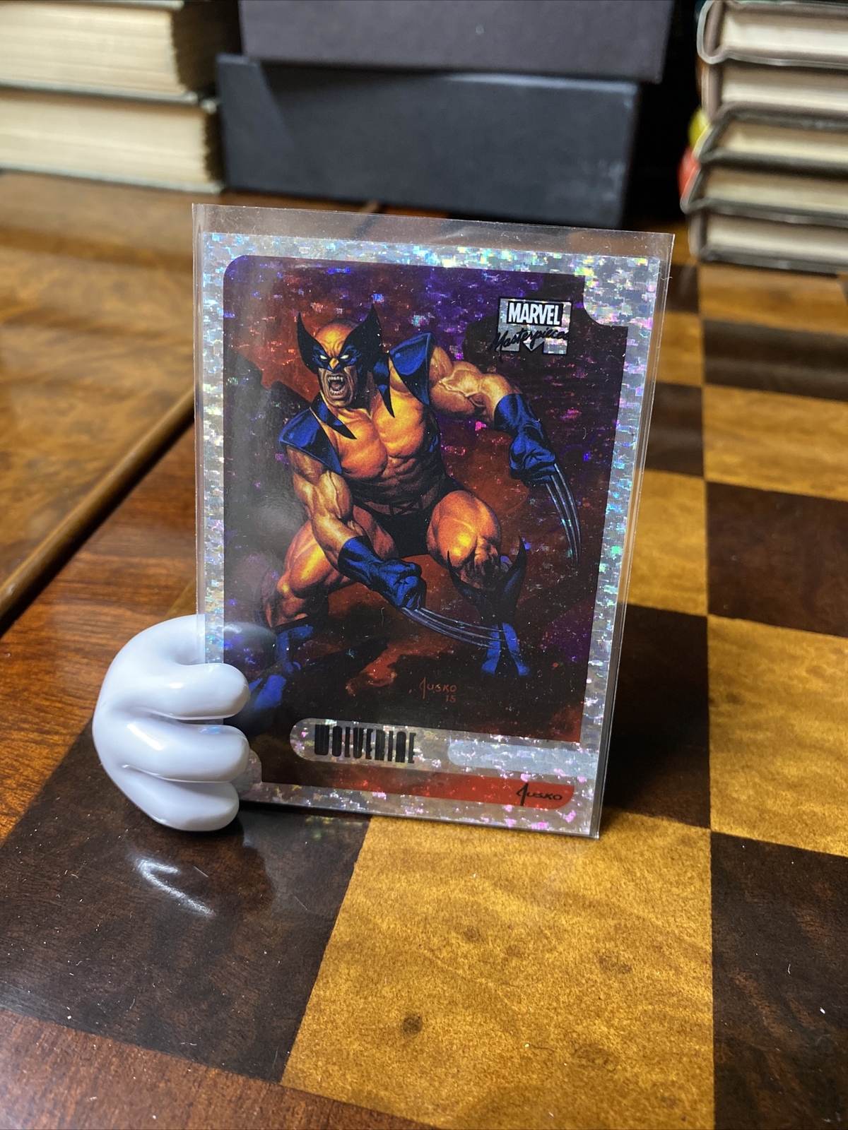 2016 Marvel Masterpieces Speckle Holofoil Wolverine 25/99 NM