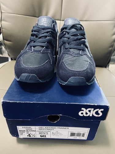 NUEVO CON ETIQUETAS HOMBRE ASICS GEL-KAYANO ENTRENADOR GORE-TEX #H5N4L-5050 AZUL MARINO-IMPERMEABLE EE. UU. 4.5 - Imagen 3 de 12