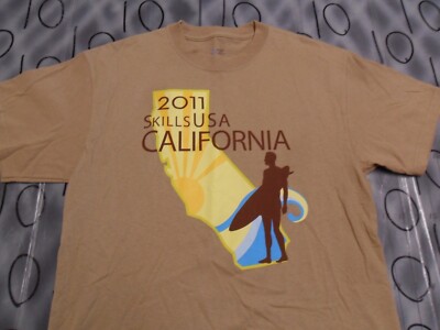 Medium 2011 Surfing Skills California T Shirt