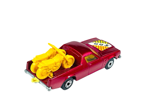Matchbox Lesney Superfast MB60 Holden Pick-up Yellow Motorcycles w/J Style Box - Picture 4 of 12