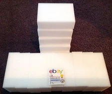 40 Pack Extra Large 1-1/4" Melamine Sponge Eraser Cleaning Foam Works Like Magic
