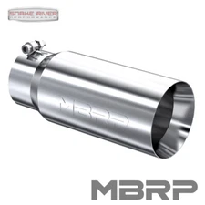 MBRP 12" STAINLESS STEEL EXHAUST TIP 4" INLET 5" OUTLET DUAL WALL STRAIGHT T5049
