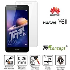 Huawei Y6 II - Verre trempé Crystal - TM Concept®