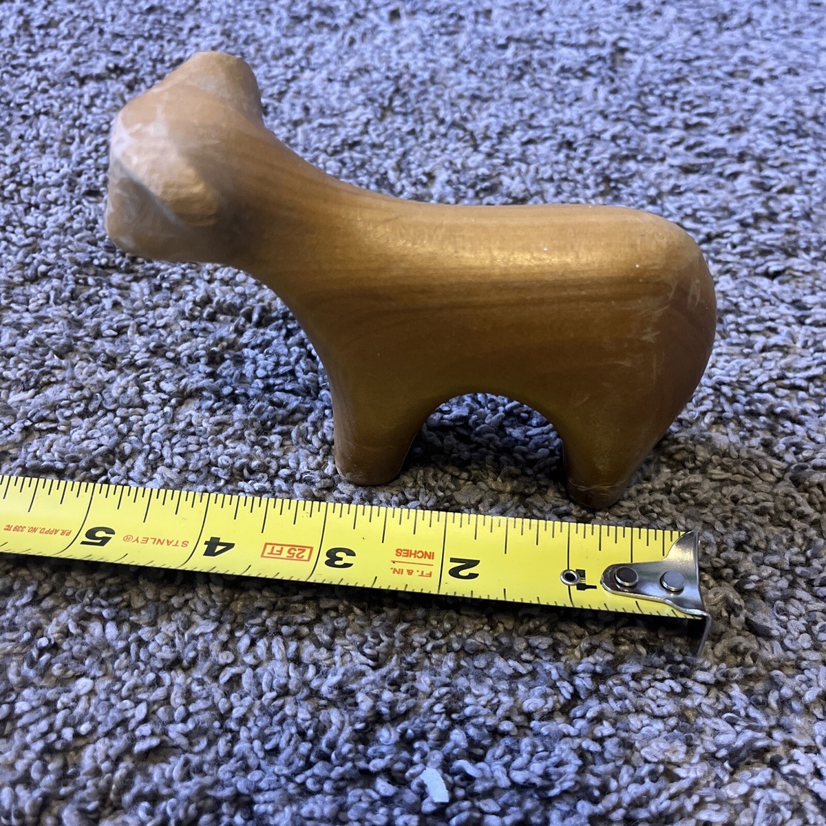 Antonio Vitali Wooden Animal Toy Calf -Swiss Design - Very Rare