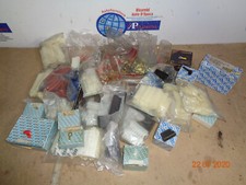 STOCK BLOCCO RICAMBI MATERIALE ELETTRICO VARIO AUTO EPOCA MORSETTI CAPICORDA 