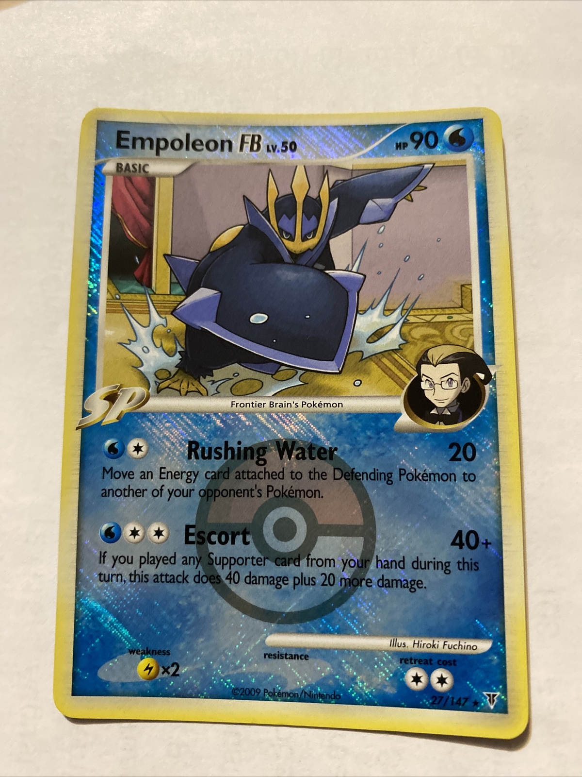 Empoleon FB LV.50 League ExclusivePromo Pokemon Card 27/147 Reverse