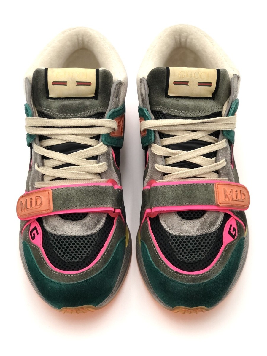 New Gucci Ultrapace Suede Sneaker Sz 7.5G / 8US | eBay