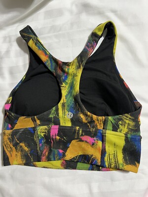 Lululemon Sports Bra Women Sz 4 Wunder Under Train Longline