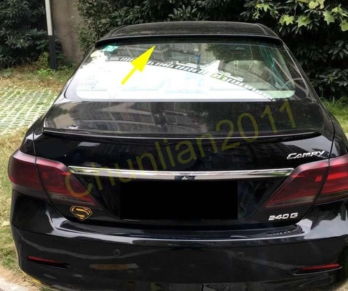 BLACK Factory Style Glass Roof Spoiler Wing For 2007-2011 Toyota Camry 4dr Sedan - Picture 1 of 6