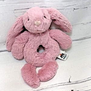 jellycat pink bunny rattle