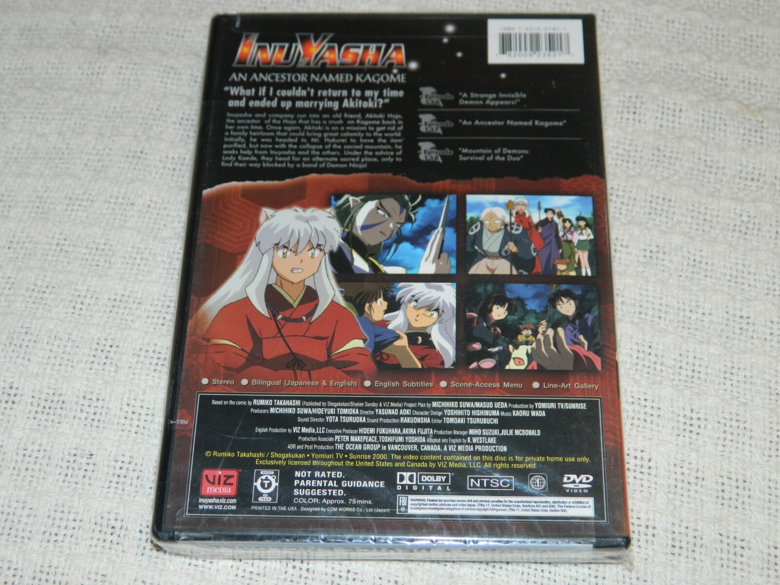 InuYasha Vol. 46 An Ancestor Named Kagome (DVD, 2006) for sale