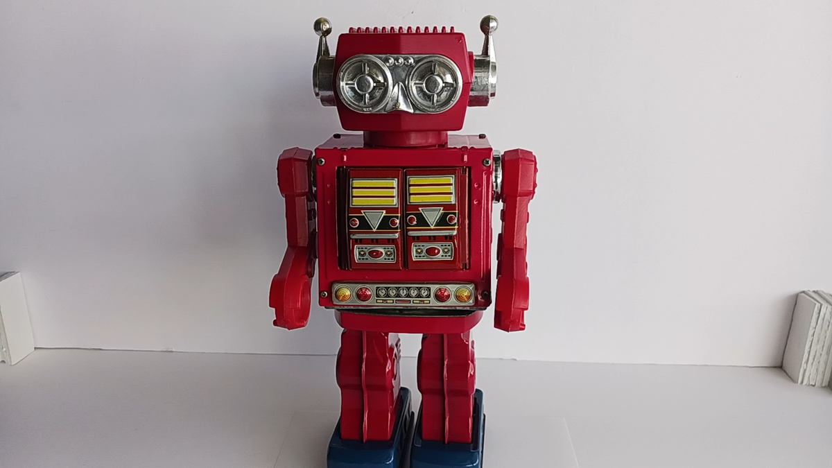 Horikawa Rotate O Matic Super Astronaut Robot Tin Rare Horikawa Rotate O Matic Super Astronaut Robot Tin Rare