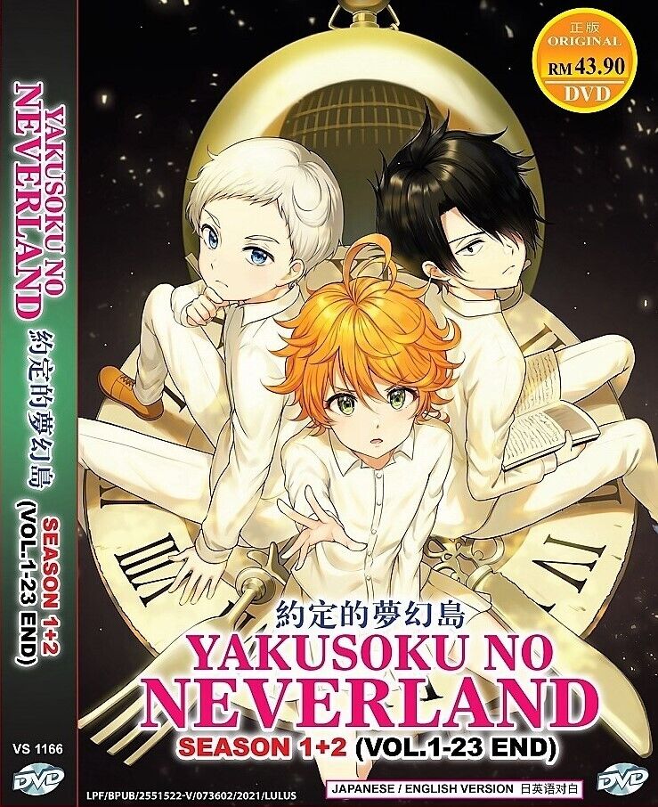 The Promised Neverland Yakusoku no Anime Season 1 & 2 DVD English