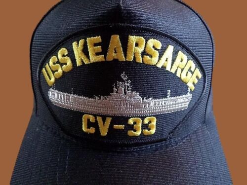 USS KEARSARGE CV-33 NAVY SHIP HAT U.S MILITARY OFFICIAL BALL CAP U.S.A MADE - Picture 2 of 6