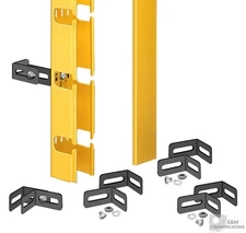 NEW FGS-KTW1-C ADC TE COMMSCOPE FIBERGUIDE 2X2 SLOTTED DUCT KIT YELLOW