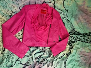 pink mesh jacket