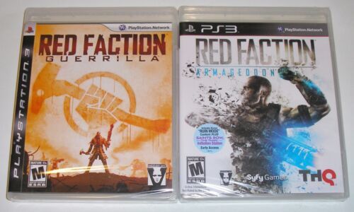 PlayStation 3 Game Lot - Red Faction Guerrilla (New) Red Faction Armageddon (New - Picture 1 of 1