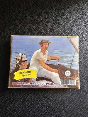 Piatnik Eduard Manet 2 Deck Playing Cards