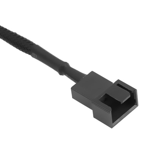 Ummanteltes SATA 15-Pin-zu-2-Wege-3-Pin-4-Pin-Lüfter-Netzteil-Verlängerungskabel - Afbeelding 5 van 9