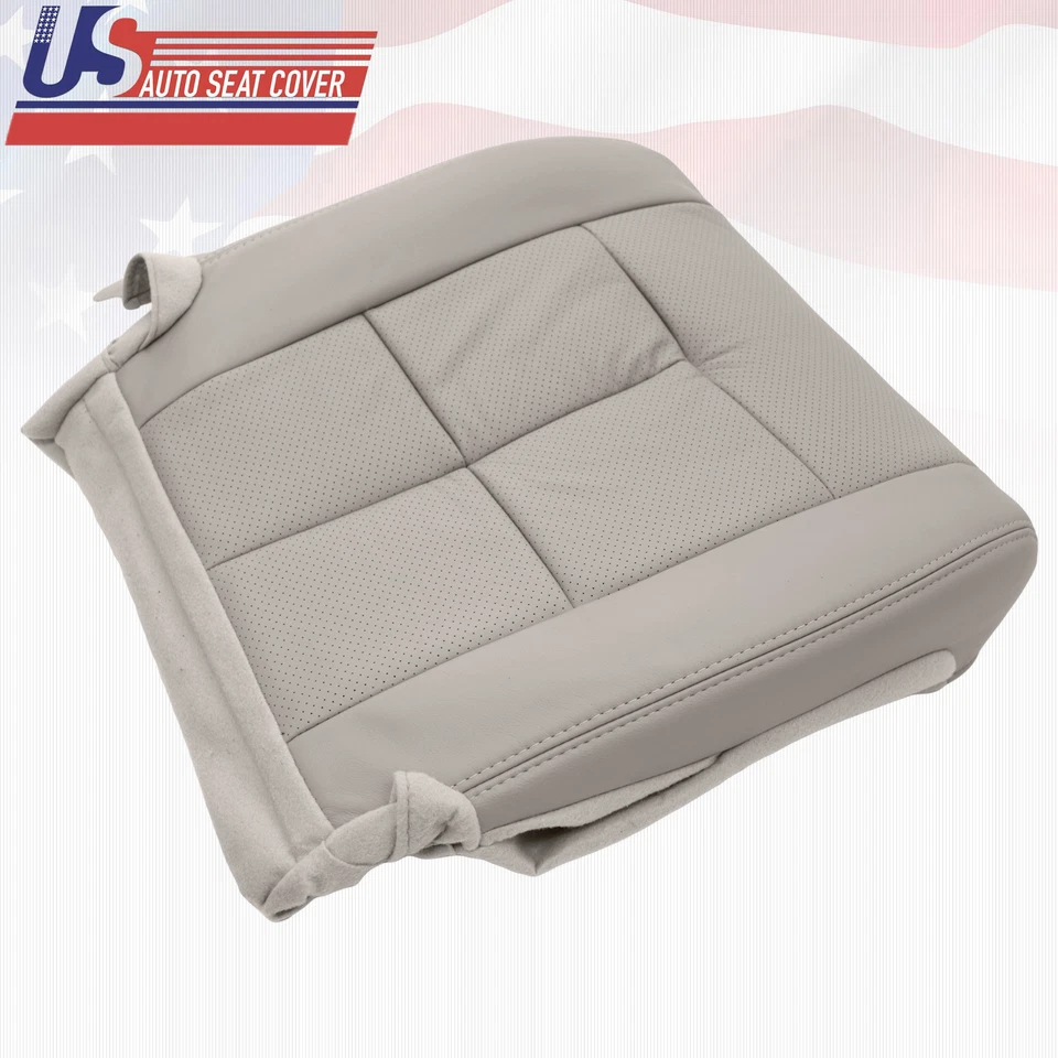 Cubierta inferior del asiento del conductor Lincoln Navigator 2007 2008 2009 2010 gris piedra claro Foto 4 de 4