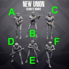 Neo-Union Security Drones - SKULLFORGE | Legion compatible - 3D printed