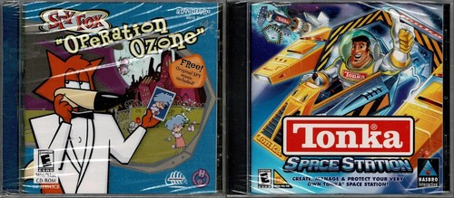 Spy Fox Operation Ozone and Tonka Space Station Pc New XP 2 Fun Kids Games