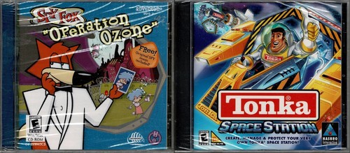 Spy Fox Operation Ozone and Tonka Space Station Pc New XP 2 Fun Kids Games - Picture 1 of 2