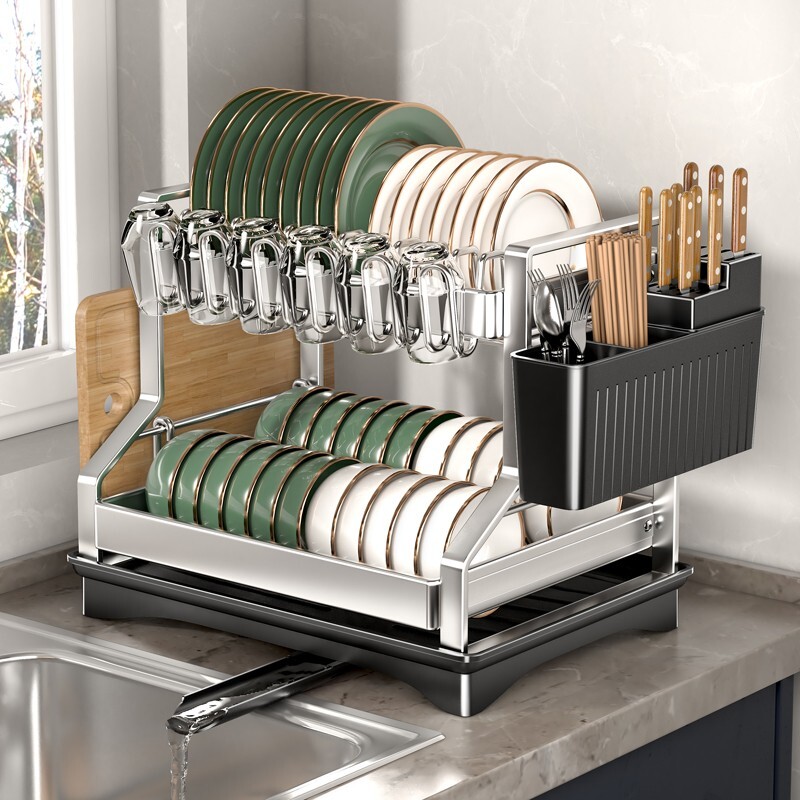 kitchen dish drying rack