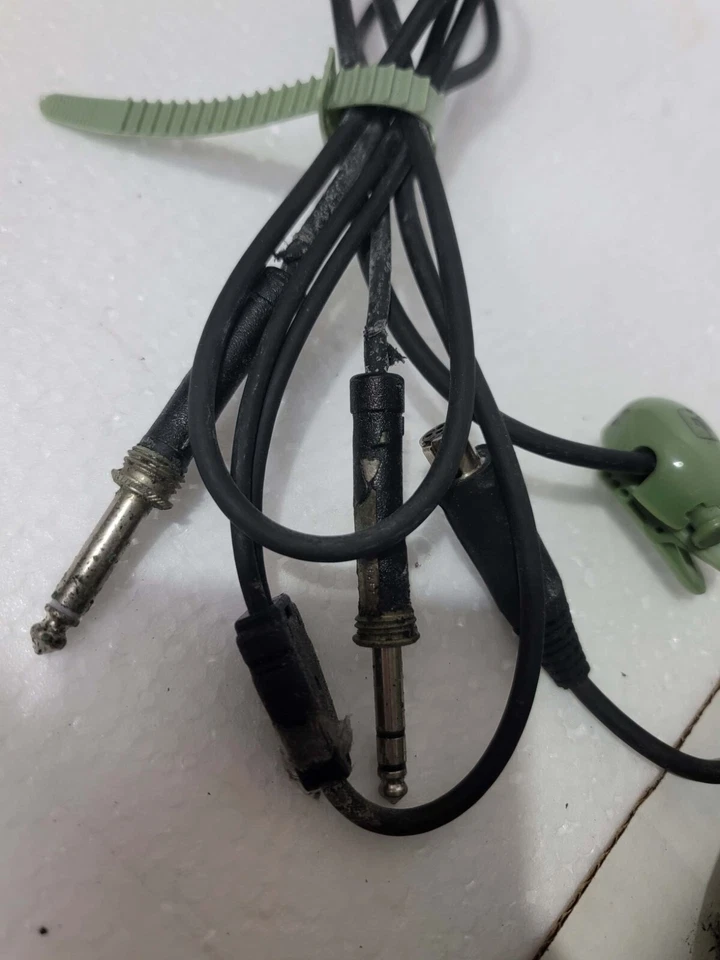 DAVID CLARK H10-60 HELICOPTER HEADSET AVIATION HEADPHONES PN.40128G-01 FAST SHIP - Image 4 of 4