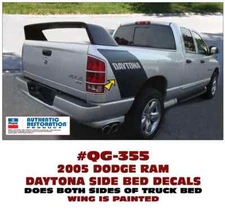 QG-355 2005 DODGE RAM 1500 - DAYTONA BED STRIPE KIT - FACTORY SIZE - LICENSED