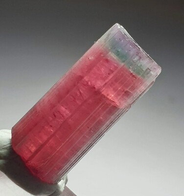 An Amazing Multi Colour Terminated Tourmaline Crystal From Paprok Mine Afg