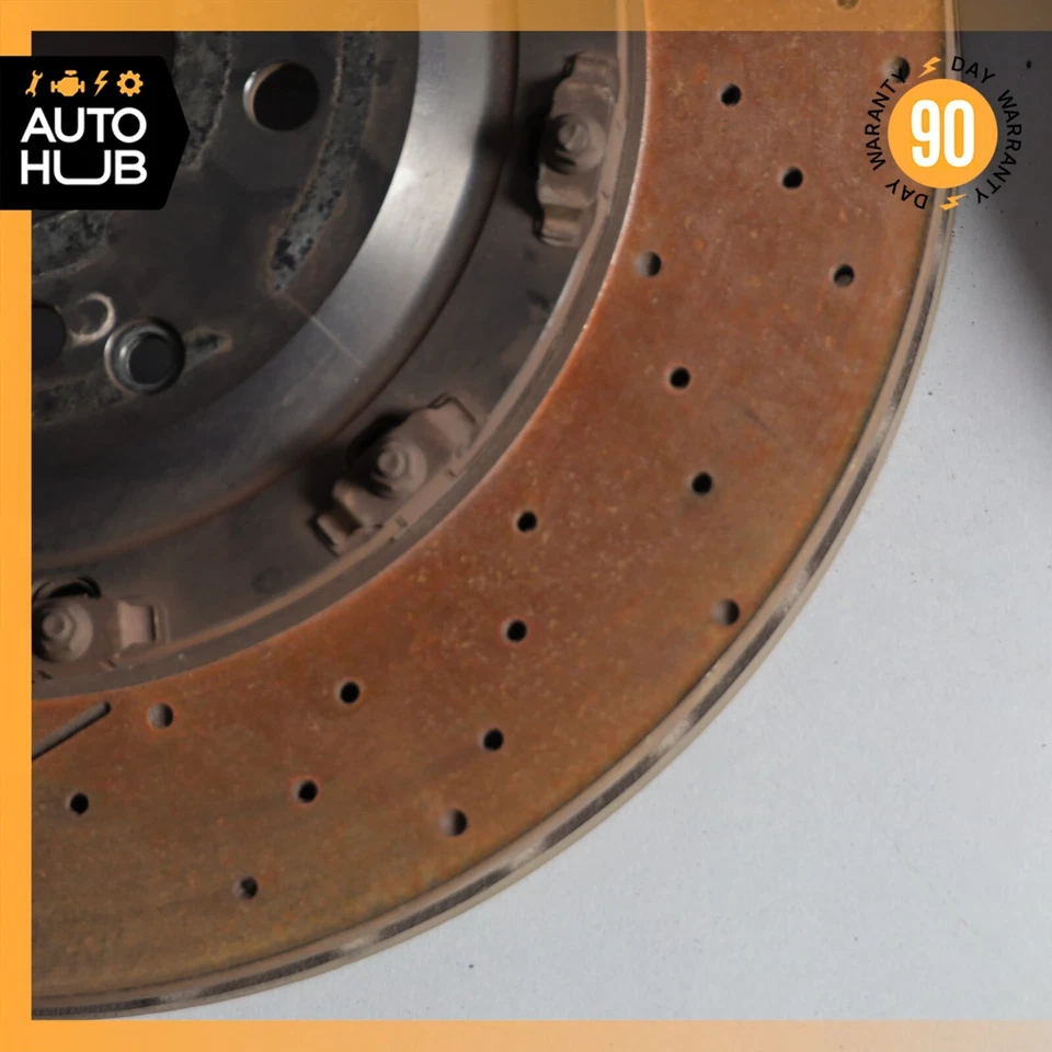 07-11 Juego de discos rotores de freno delanteros izquierdo y derecho mercedes r171 slk55 clk63 amg fabricante de equipos originales Foto 4 de 4