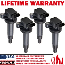 4 Ignition Coils For Toyota Celica Matrix Corolla 1.8L UF247 2000-08 90919-02339