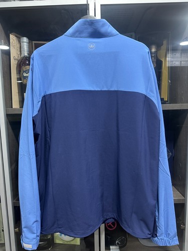 NWT Peter Millar Golf Dunes Jacket Mens Sport Blue Navy sz XL - Picture 3 of 4