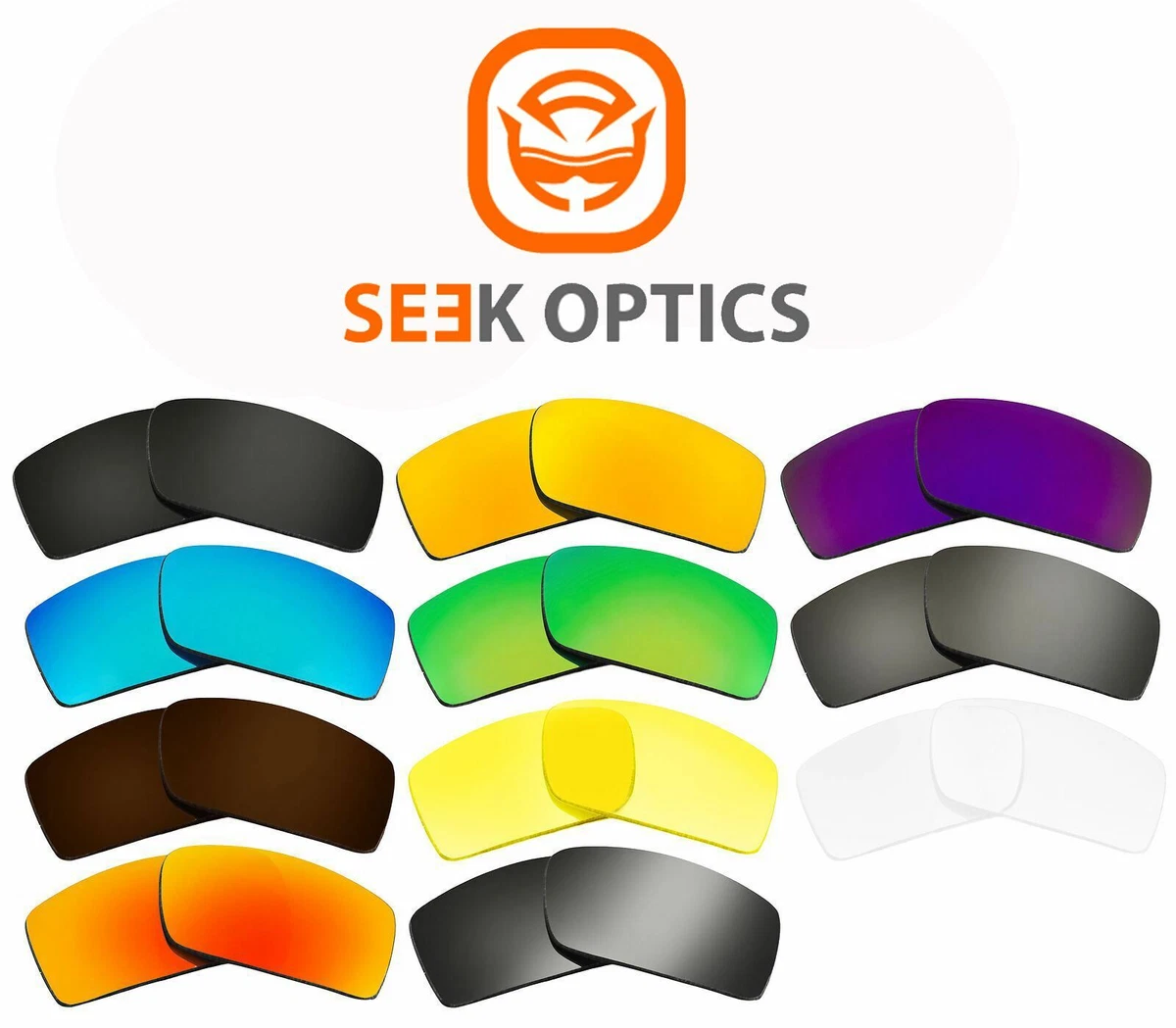 Seek Optics Replacement Lenses for Oakley Canteen 2014 Sunglasses