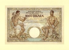 Sammler-Banknote: Königreich Jugoslawien 20 Dinara Von 1936 (gestempelt) - R11