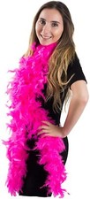 CoverYourHair Diva Style 6 Foot Boa, Hot Pink