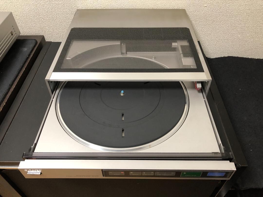 Sony PSFL77 Stereo Turntable Record Player Silver W/Manual Tested JP F