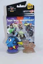 DISNEY INFINITY 3.0 DORY PLAYSET FIGURE & TOY BOX toybox SPEEDWAY PACK BUNDLE