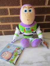 Kohl's Care Toy Story Buzz Lightyear 14" Plush 5" Book"A Roaring Adventure"2023