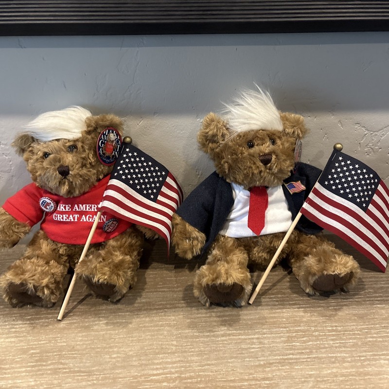 2 Trumpy Bears; EUC 