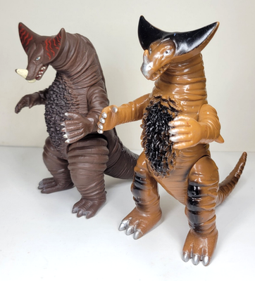 1980年代　バンダイ怪獣フィギュア 9体セット Gomora Kaiju Ultraman Figure Ultra Monster Series 2000 1983 Bandai